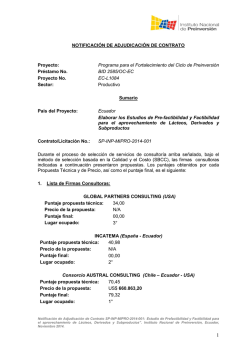 Descargar información - Instituto Nacional de Preinversión