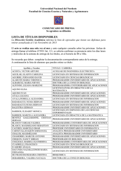 Descargar Lista - Facultad de Ciencias Exactas y Naturales y