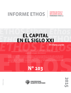 Informes Ethos - Universidad Alberto Hurtado