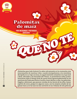 Palomitas de maíz Palomitas de maíz
