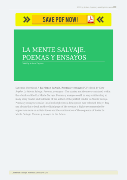 La Mente Salvaje Poemas y ensayos PDF E-BOOK - Wealthy E