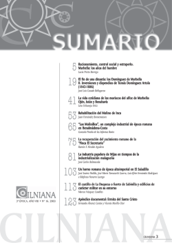 Racionamiento, control social y estraperlo. Marbella: los