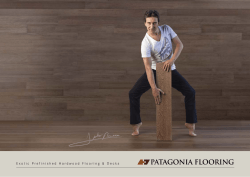 catalogue - PATAGONIA Flooring
