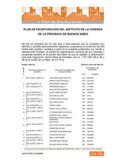 SAN ISIDRO - Instituto de la Vivienda de la Provincia de Buenos