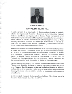 dr. jesús agustín celorio vela - Jornadas Latinoamericanas de