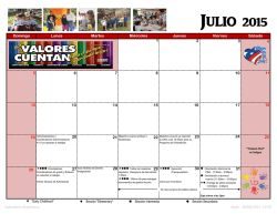 Calendario - Colegio Americano de Guatemala