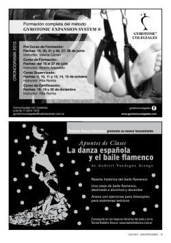 La danza española y el baile flamenco