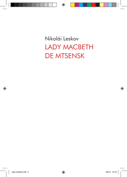 LADY MACBETH DE MTSENSK