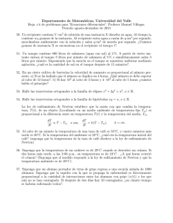 Departamento de Matemáticas, Universidad del Valle Hoja #4 de