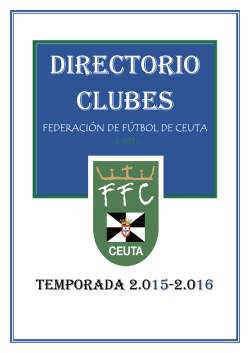 DIRECTORIO CLUBES
