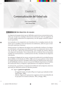 Contextualización del fútbol sala