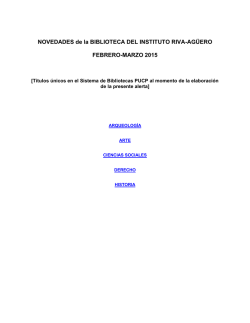 lista completa de títulos en PDF - Pontificia universidad católica del