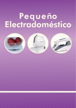 Peque&ntilde;o Electradom&eacute;stico
