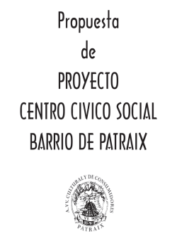 Propuesta proyecto Centro Civico Social Patraix.indd