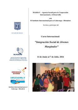 "Integración Social de Jóvenes Marginales"
