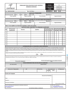 FORMULARIOS inscripcion trabajador,empleador conyuge,hijos etc