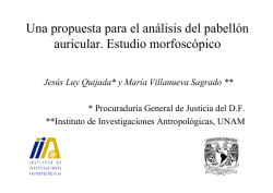 Morfoscopia orejas