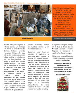 jubilados diciembre 15 - Bienvenidos a la Sección XXVIII Oaxaca