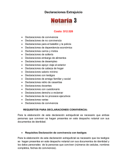 Declaracion - Notaria 3 Manizales