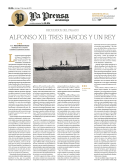 ALFONSO XII: TRES BARCOS Y UN REY