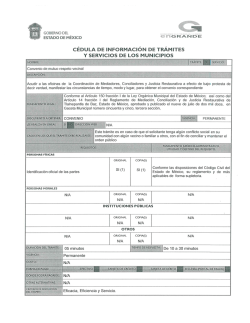 Convenio Mutuo respeto vecinal