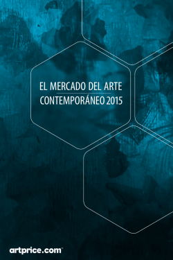 EL MERCADO DEL ARTE CONTEMPORÁNEO 2015