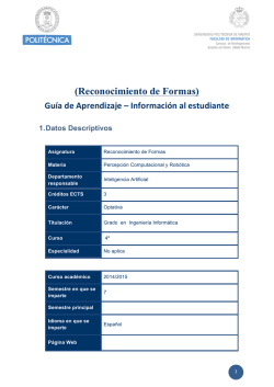 (Reconocimiento de Formas)