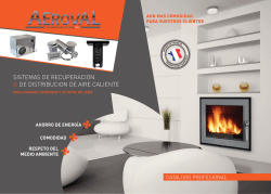sistemas de recuperacion & de distribucion de aire caliente