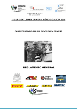 1ª cup gentlemen drivers méxico-galicia 2015 campeonato de