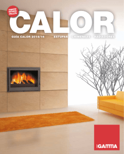 estufas · chimeneas · radiadores guía calor 2014/15