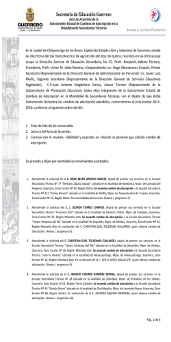 cambios de adscripción sec. tecnicas