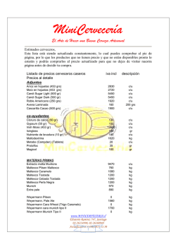 MiniCervecería - Minicerveceria