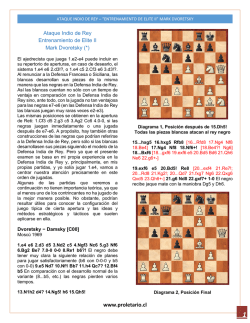 Ataque indio de rey – “entrenamiento de elite II” Mark Dvoretsky