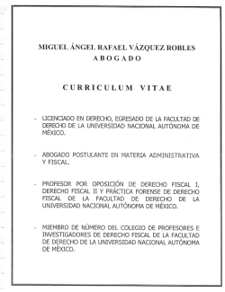 MIGUEL ÁNGEL RAFAEL VÁZQUEZ ROBLES ABOGADO