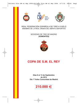 Tiro SM el Rey - Real Federaci&oacute;n Espa&ntilde;ola de Tiro al Vuelo