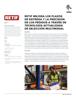 Caso práctico de RETIF - Zebra Technologies Corporation