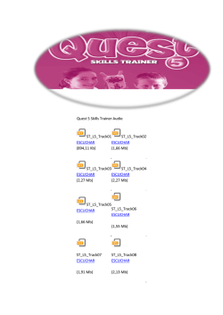 Quest 5 Skills Trainer Audio ST_L5_Track01 ESCUCHAR (894,11