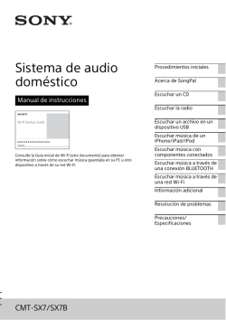 Sistema de audio doméstico