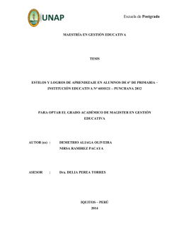 tesis completa - Universidad Nacional de la Amazonía Peruana