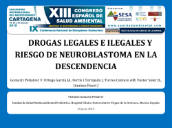 DROGAS LEGALES E ILEGALES Y RIESGO DE