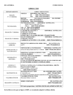 Libros de texto - ies de astorga