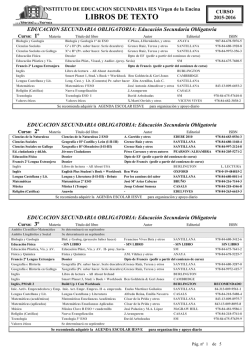 LIBROS DE TEXTO 2015-2016 (documento)