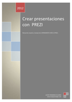 Crear presentaciones con PREZI - CROL