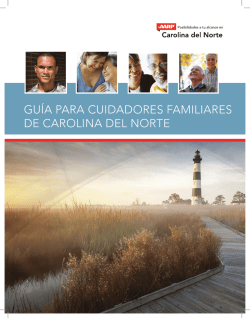 guía para cuidadores familiares de carolina del norte