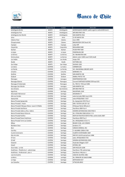 Nombre Oficina Zona Pais Ciudad Direcci&oacute;n Antofagasta