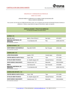 CARTILLA DE GBA ZONA NORTE