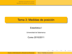 Tema 3: Medidas de posición - OCW Usal