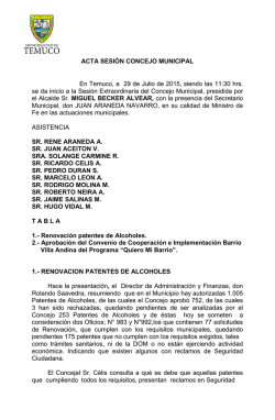 Acta 29-07-2015 - Municipalidad de Temuco