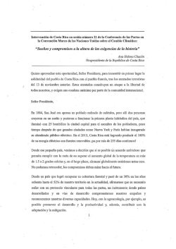 “Sueños y compromisos a [a altura de las exigencias de la historia ”