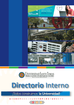 Directorio Interno - Universidad Santo Tomás Bucaramanga